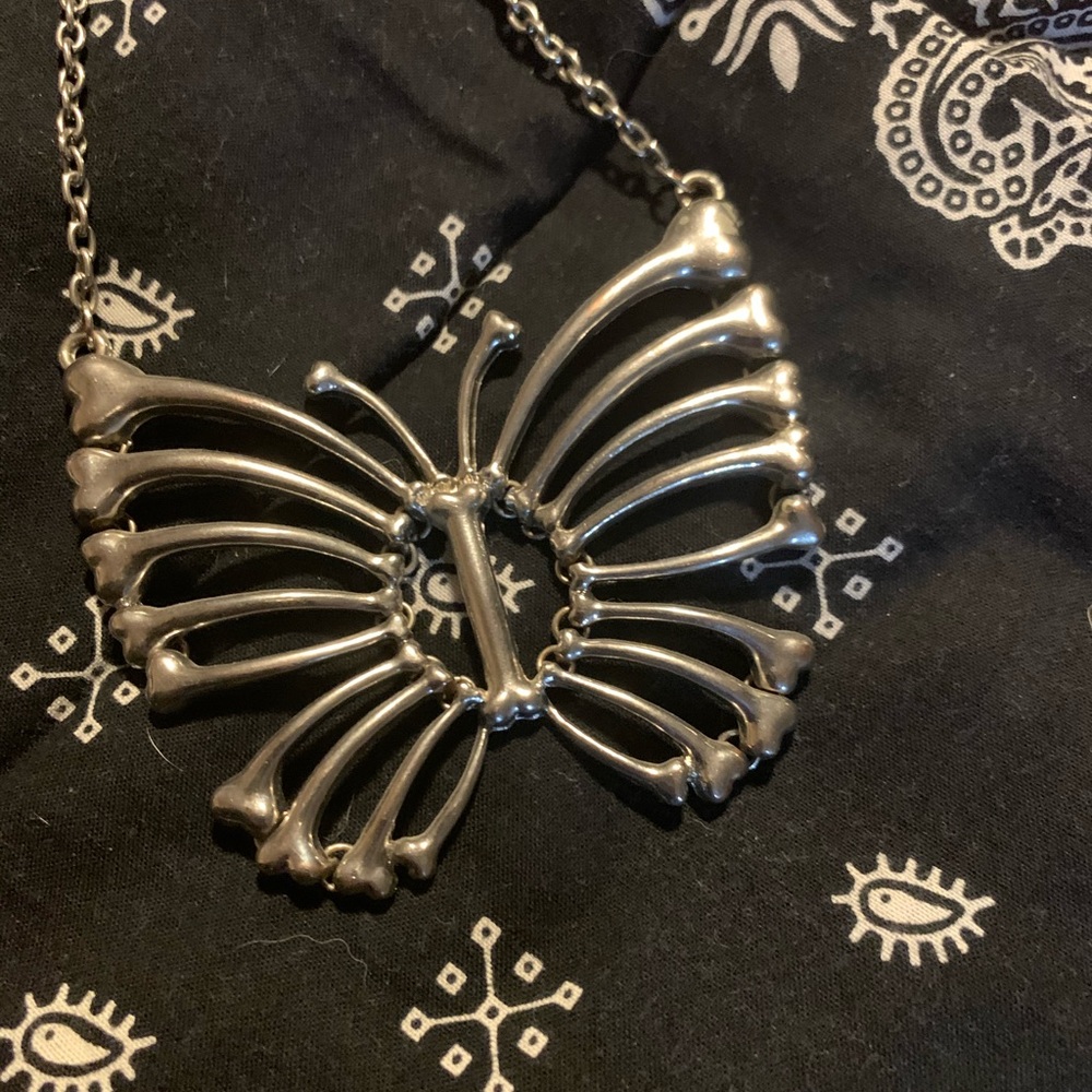 Butterfly (bones) necklace